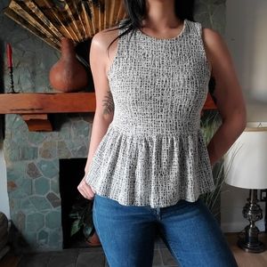 Amadi peplum top
